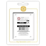 Coffret Myboost Rivalités Destinées avec la carte Ogerpon Masque du Puits Reverse mise en avant et 9 autres cartes Pokémon françaises incluses.