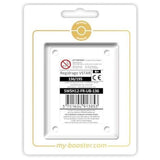 Coffret Myboost Regidrago VSTAR Tempête Argentée contenant la carte principale 136/195 et 9 autres cartes Pokémon françaises neuves et certifiées.