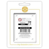 Coffret Myboost Héros Transcendants centré sur Solaroc Reverse 106/217, présenté avec un assortiment de 9 autres cartes Pokémon françaises.