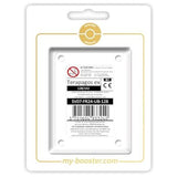 Coffret Myboost Terapagos ex Couronne Stellaire contenant la carte principale 128/142 et 9 cartes Pokémon supplémentaires françaises sous licence officielle The Pokémon Company.
