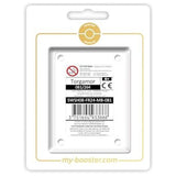 Coffret Myboost Torgamor Poing de Fusion contenant la carte Reverse 081/264 et 9 autres cartes Pokémon françaises complémentaires.
