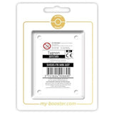 Coffret Myboost Tygnon 107/165 Reverse Écarlate et Violet 3.5 151 en français, avec la carte vedette et 9 autres cartes Pokémon variées.