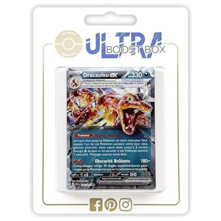 Coffret Ultraboost X Destinées de Paldea avec Dracaufeu ex Téracristal et 9 autres cartes Pokémon françaises neuves et certifiées The Pokémon Company