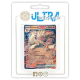 Coffret Ultraboost X Ecarlate et Violet 3.5 151 avec Feunard ex en vedette et un assortiment de 10 cartes Pokemon francaises neuves et certifiees.