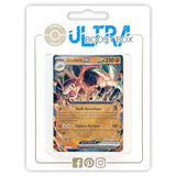 Coffret Ultraboost X Écarlate et Violet 3.5-151 avec Grolem ex et 9 autres cartes Pokémon françaises neuves et certifiées officielles.