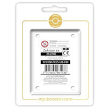 Coffret Ultraboost Myboost Zekrom ex Foudre Noire contenant la carte principale 034/086 et 9 autres cartes Pokémon françaises certifiées d’origine.