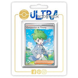 Carte Pokémon Compassion de Timmy 176/132 Dresseur Full Art Secrète, édition française du bloc Méga-Évolution 01, vue de face en gros plan