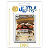 Carte Pokémon Crabaraque 186/182 Alternative Pokémon Gallery Secrète, recto en français de l’extension Écarlate et Violet 10 Rivalités Destinées