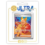 Carte Dresseur Crache-Feu 119/094 Full Art Secrète recto, édition française Flammes Fantasmagoriques bloc Méga-Évolution 02