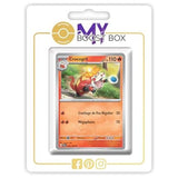 Carte Pokémon Crocogril 036/193 en version Reverse de l’extension Évolutions à Paldea Écarlate et Violet 02, vue de face détaillée.