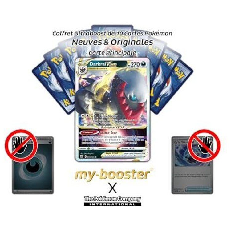 Carte Pokémon Darkrai VSTAR 099/189 de l'extension Astres Radieux, image 2 sur 3 de la fiche Ultraboost
