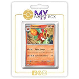 Carte Pokémon Darumacho 035/197 en version Reverse de l’extension Flammes Obsidiennes, recto en français du bloc Écarlate et Violet 03.