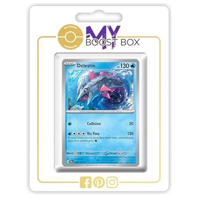 Carte Pokémon Délestin 056/193 en version Holo ou Reverse de l’extension Évolutions à Paldea Écarlate et Violet 02, vue de face détaillée.