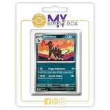 Carte Pokémon Démolosse 133/197 en version Reverse de l’extension Flammes Obsidiennes, recto en français du bloc Écarlate et Violet EV03