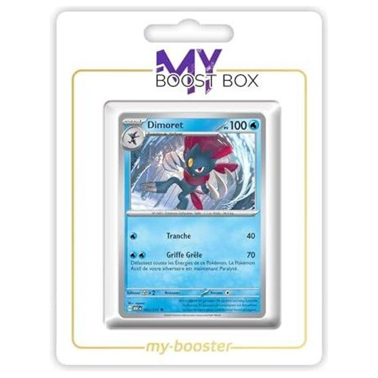 Carte Pokémon Dimoret 045/217 en version Reverse de l’extension Héros Transcendants, recto en français du bloc Méga-Évolution 02.5.