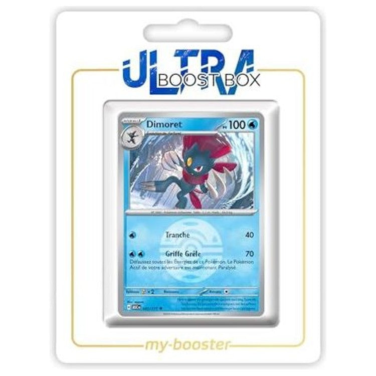 Carte Pokémon Dimoret 045/217 en version Reverse de l’extension Héros Transcendants, bloc Méga-Évolution 02.5, vue de face détaillée.