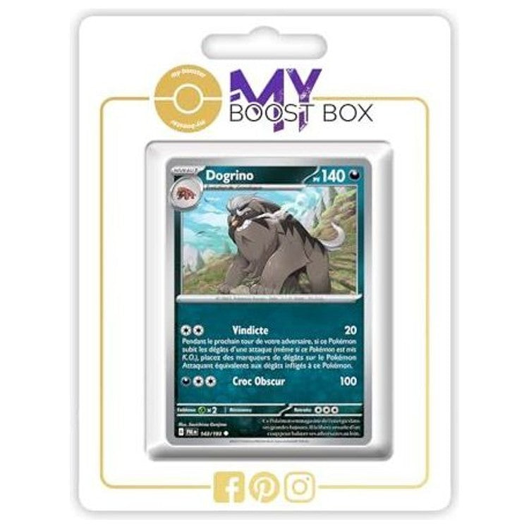 Carte Pokémon Dogrino 143/193 en version Reverse de l’extension Évolutions à Paldea, recto en français du bloc Écarlate et Violet 02.