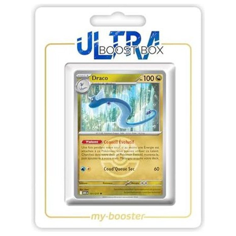 Carte Pokémon Draco 151/217 en version Reverse de l’extension Héros Transcendants, recto détaillé avec effet brillant et texte lisible.