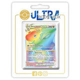 Carte Pokémon Dracolosse VSTAR 081/078 arc en ciel secrète, recto, issue de l’extension Pokémon GO du bloc Épée et Bouclier 10.5