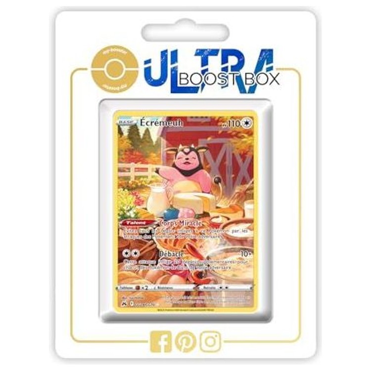 Carte Pokémon Écrémeuh GG24/GG70 Alternative Pokémon Gallery Secrète Zénith Suprême EB12.5 en français, vue de face détaillant l’illustration complète.