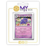 Carte Pokémon Ectoplasma 094/165 Holo ou Reverse de la mini-extension Écarlate et Violet 3.5 151, vue de face en gros plan.