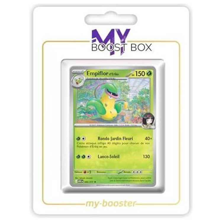Carte Pokémon Empiflor d’Erika 006/217 en version Holo ou Reverse, recto, issue de l’extension Héros Transcendants bloc Méga-Évolution