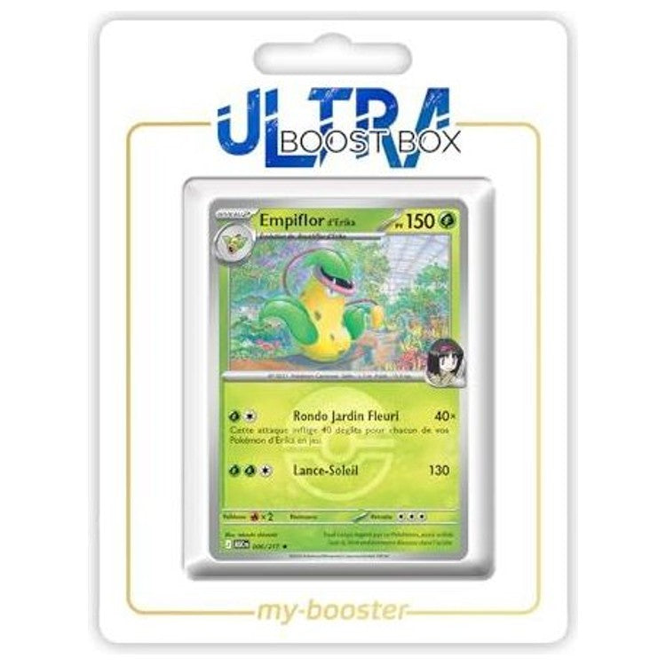 Carte Pokémon Empiflor d'Erika 006/217 en version Reverse Pokéball, recto, issue de l’extension Héros Transcendants Méga-Évolution 2.5 en français.