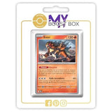 Carte Pokémon Entei 030/197 en version Holo ou Reverse de l’extension Flammes Obsidiennes Écarlate et Violet 03, vue de face en français.