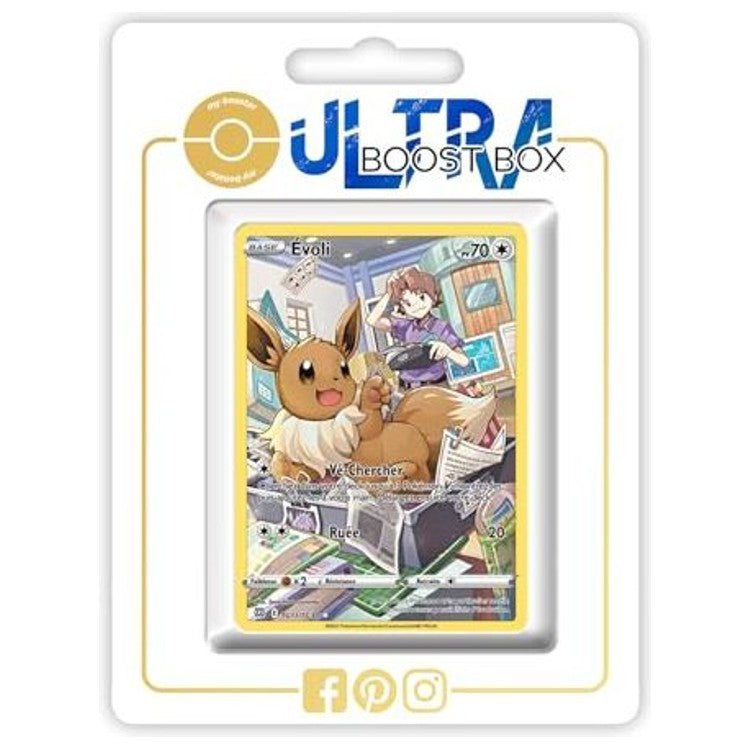 Carte Pokémon Évoli TG11/TG30 Alternative Pokémon Gallery de l’extension Stars Étincelantes EB09, vue de face avec l’illustration complète.