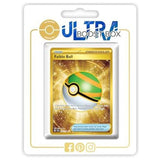 Carte Pokémon Dresseur Faiblo Ball 255/198 Secrète Gold, recto, issue de l’extension Écarlate et Violet EV01 en français