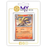 Carte Pokémon Feunard 029/197 en version Reverse de l’extension Flammes Obsidiennes Écarlate et Violet 03, vue de face en gros plan.