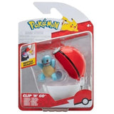 Figurine Carapuce et Poké Ball Clip N Go