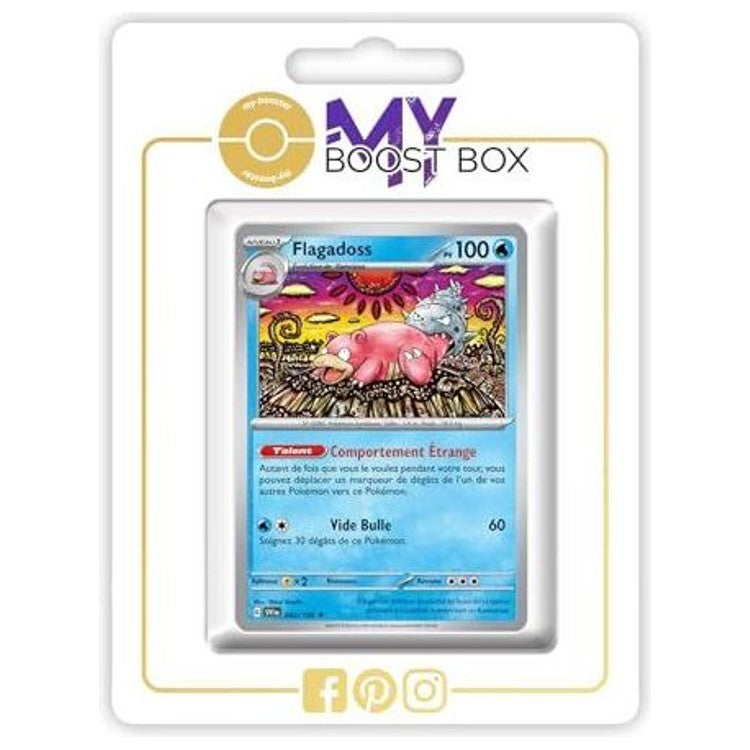 Carte Pokémon Flagadoss 043/198 en version Holo ou Reverse, recto, issue de l’extension Écarlate et Violet EV01 en français