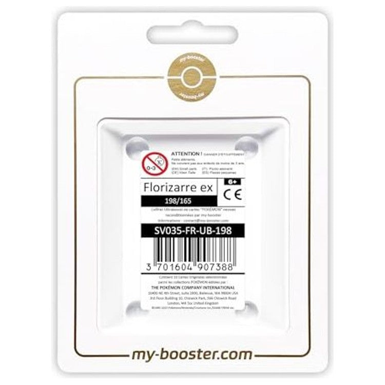 Carte Pokemon Florizarre ex 198/165 Alternative Pokemon Gallery Secrete en francais, recto, issue de l extension Ecarlate et Violet 3.5 151