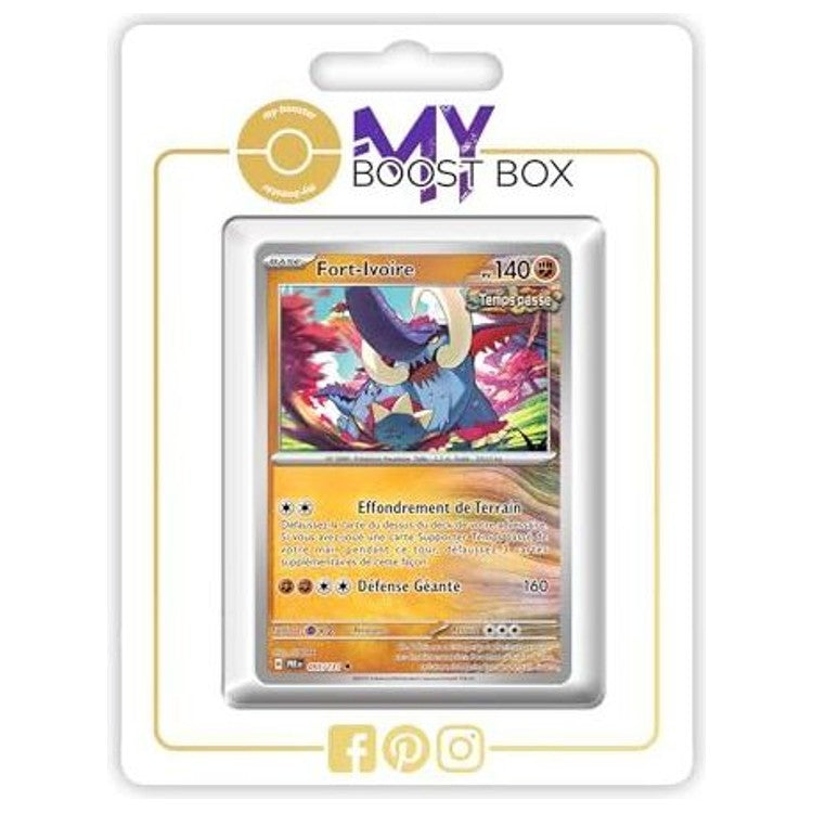 Carte Pokémon Fort-Ivoire 055/131 en version Reverse de l’extension Évolutions Prismatiques Écarlate et Violet 08.5, vue de face détaillée.