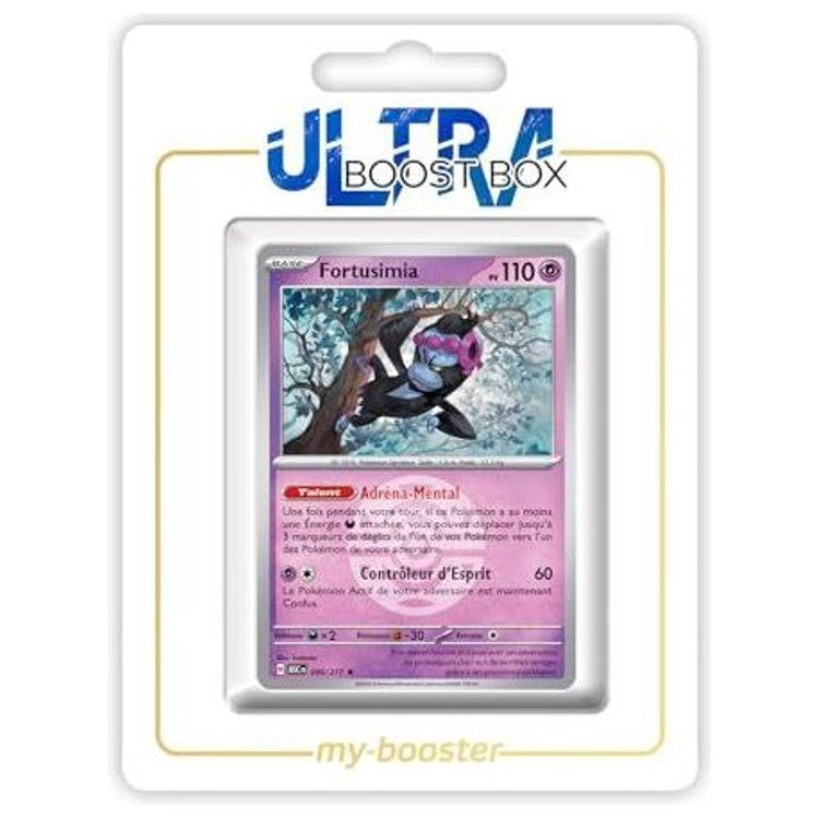 Carte Pokémon Fortusimia 099/217 en version Reverse de l’extension Héros Transcendants, vue de face avec le visuel complet du Pokémon Combat.