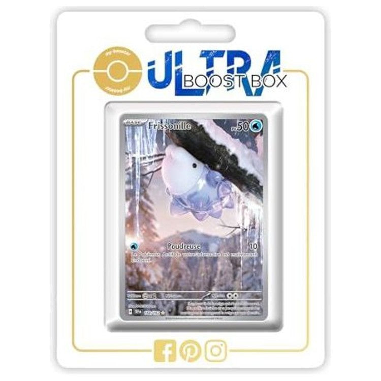 Carte Pokémon Frissonille 168/162 Alternative Pokémon Gallery Secrète recto, édition française Forces Temporelles Écarlate et Violet EV05