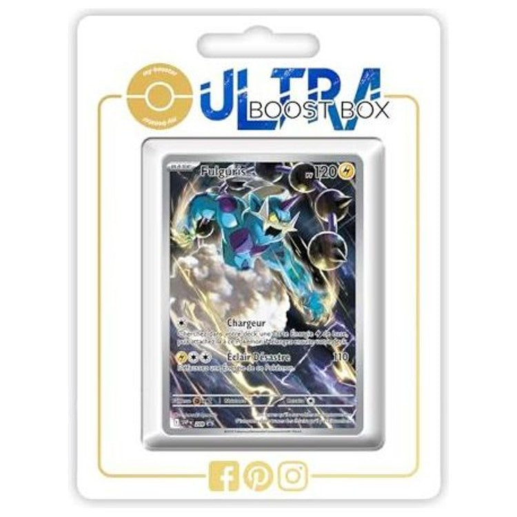 Carte Pokémon Fulguris SV209 Alternative Pokémon Gallery de l’extension Foudre Noire Écarlate et Violet 10.5, vue de face en gros plan