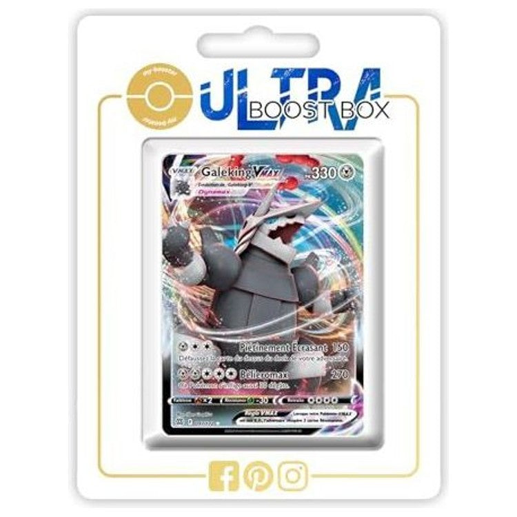 Carte Pokémon Galeking VMAX 097/172 Stars Étincelantes EB09 en français, vue de face avec illustration VMAX détaillée