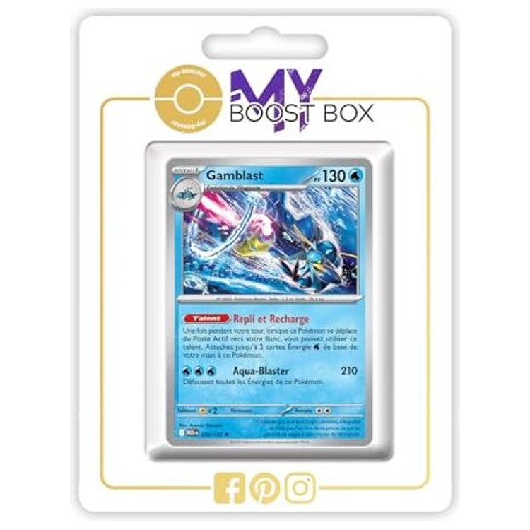 Carte Pokémon Gamblast 038/132 en version Holo ou Reverse, recto détaillé de l’extension Méga-Évolution 1 en français