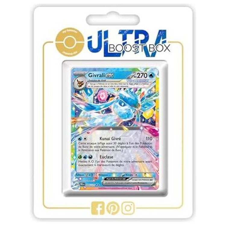 Carte Pokémon Givrali ex Téracristal 026/131 en français, recto détaillé de l’édition Évolutions Prismatiques EV08 Ultraboost.