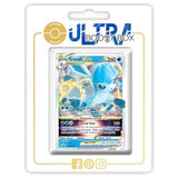 Carte Pokémon Givrali VSTAR SWSH197 promo, édition française Stars Étincelantes, vue de face avec illustration glacée détaillée.