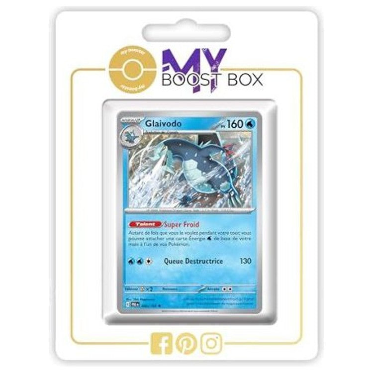 Carte Glaivodo 060/193 visible dans un emballage blanc My Boost Box à suspendre