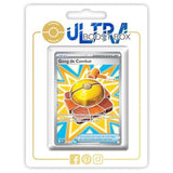 Carte Pokémon Dresseur Gong de Combat 168/132 Full Art Secrète du bloc Méga-Évolution 01, vue de face en édition française officielle.