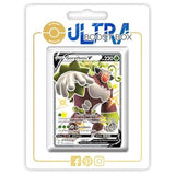 Carte Pokémon Gorythmic V SV105/SV122 Full Art chromatique secrète, recto en français de l’extension Destinées Radieuses Épée et Bouclier 4.5