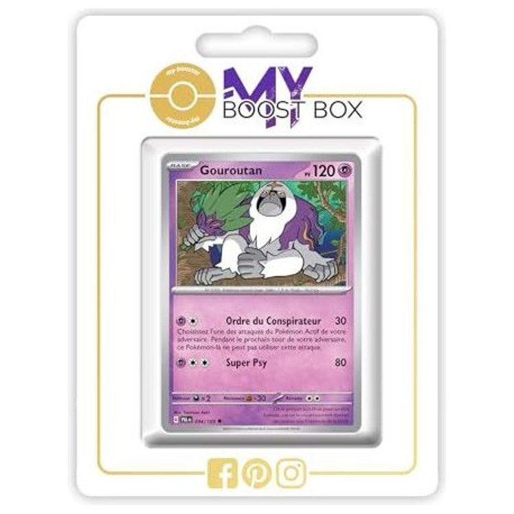 Carte Pokémon Gouroutan 094/193 en version Reverse de l’extension Évolutions à Paldea Écarlate et Violet 02, vue de face en français.
