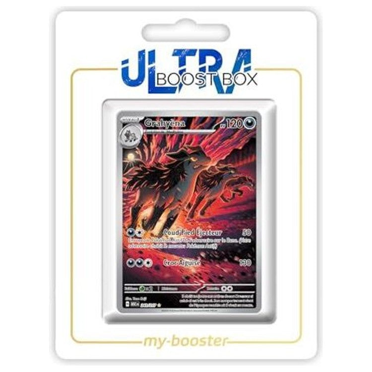 Carte Pokémon Grahyèna 243/217 Alternative Pokémon Gallery Secrète, recto en français de l’extension Héros Transcendants bloc Méga-Évolution 2.5