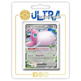 Carte Pokémon Grodoudou ex 040/165 en français, recto, issue de l’extension 151 du bloc Écarlate et Violet EV3.5, mise en avant dans le coffret Myboost.