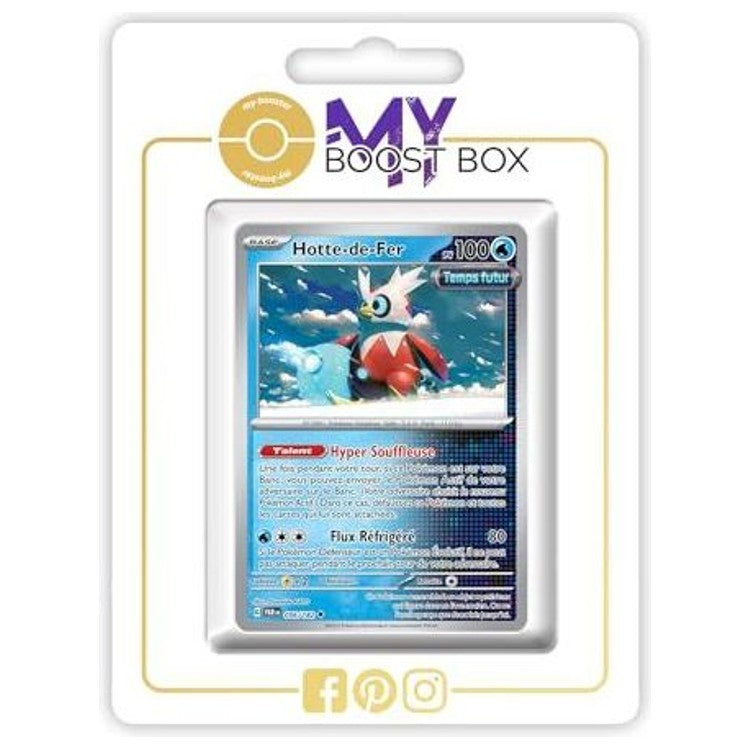 Carte Pokémon Hotte-de-Fer 056/182 en version Reverse de l’extension Faille Paradoxe Écarlate et Violet EV04, vue de face en français.
