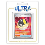 Carte Dresseur Hyper Ball 264/217 Full Art Secrète de l’extension Héros Transcendants, recto en français issue du bloc Méga-Évolution 2.5